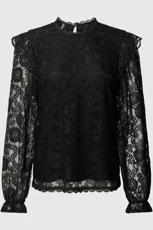 Pieces® Bluzka z koronką szydełkową model ‘COLLINE’