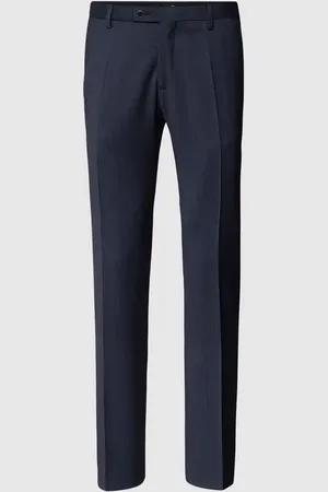 Club of Gents Spodnie do garnituru o kroju slim fit z dodatkiem streczu