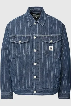 Carhartt Kurtka jeansowa z ozdobnymi szwami model ‘ORLEAN’