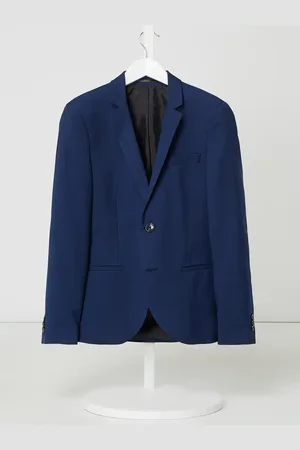 JACK & JONES Marynarka na 2 guziki z dodatkiem wełny model ‘Solaris’