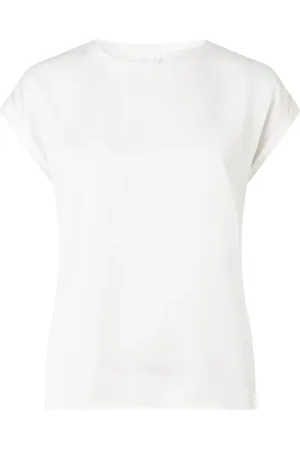VILA T-shirt z przeszytymi zakładkami na rękawach model ‘VIELLETTE’