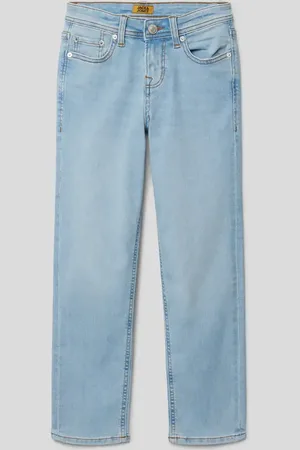 JACK & JONES Jeansy o kroju regular fit z naszywką z logo model ‘CLARK’