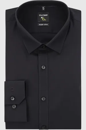 Olymp Koszula biznesowa o kroju super slim fit z popeliny z bardzo długim rękawem