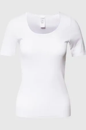 Schiesser T-shirt z okrągłym dekoltem model ‘LUXURY’