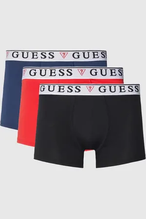 Guess Obcisłe bokserki z elastycznym pasem w zestawie 3 szt. model ‘BRIAN HERO’