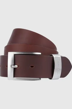 Pierre Cardin Pasek skórzany z matową sprzączką