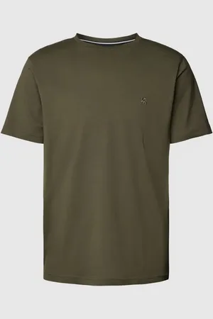 Lerros T-shirt z wyhaftowanym logo