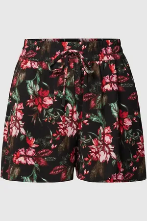 ONLY Szorty PLUS SIZE z kwiatowym wzorem