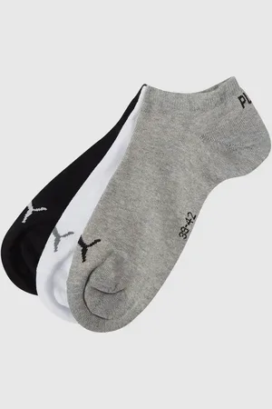 PUMA Krótkie skarpety z detalami z logo w zestawie 3 szt.