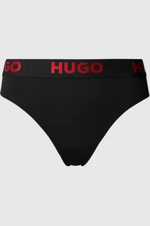 HUGO BOSS Stringi z paskiem z logo