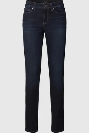 Cambio Jeansy o kroju skinny fit ze szwami w kontrastowym kolorze model ‘PARLA’
