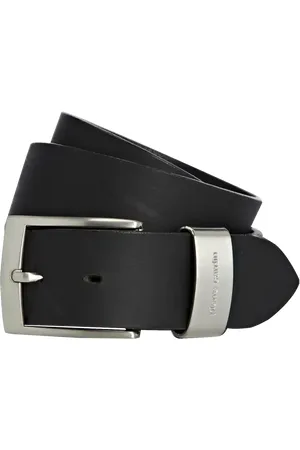 Pierre Cardin Pasek skórzany z matową sprzączką