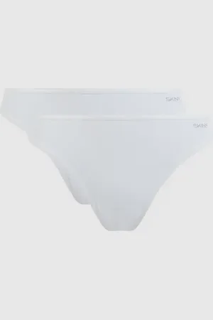 Skiny Stringi z mikrowłókna w zestawie 2 szt.