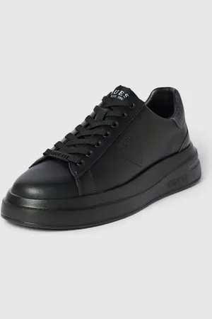 Guess Sneakersy ze skórzanymi naszywkami model ‘ELBA’