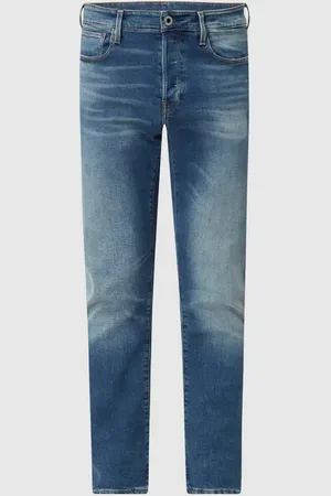 G-Star Jeansy o kroju straight tapered fit z dodatkiem streczu model ‘3301’