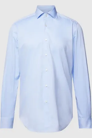 Xacus Koszula biznesowa o kroju regular fit z drobnego twillu