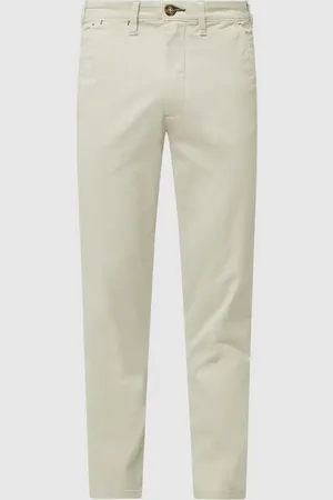 SELECTED Chinosy o kroju slim fit z bawełną ekologiczną model ‘Miles’