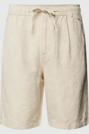 Knowledge Cotton Apparal Szorty z kieszeniami z tyłu