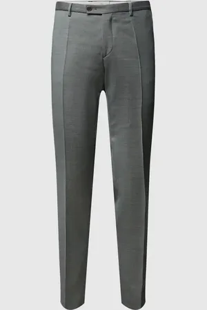 Club of Gents Spodnie do garnituru o kroju slim fit z dodatkiem streczu