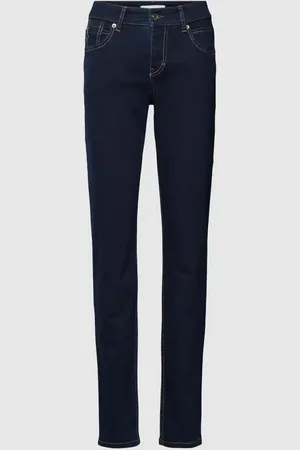 Mac Jeansy o kroju slim fit z kieszenią zapinaną na zamek błyskawiczny