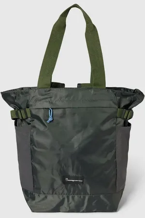 Knowledge Cotton Apparal Torba shopper w jednolitym kolorze