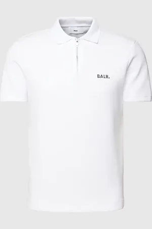 BALR. Koszulka polo o kroju regular fit z zamkiem błyskawicznym