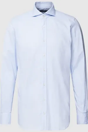 Windsor Koszula biznesowa o kroju slim fit z kołnierzykiem typu kent model ‘Lano’