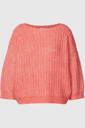 Opus Sweter z dzianiny z okrągłym dekoltem model ‘Polomna’