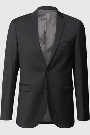 Matinique Marynarka zapinana na 2 guziki o kroju slim fit z dodatkiem streczu model ‘George’