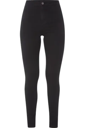 Noisy May Jeansy o kroju skinny fit z barwionego denimu