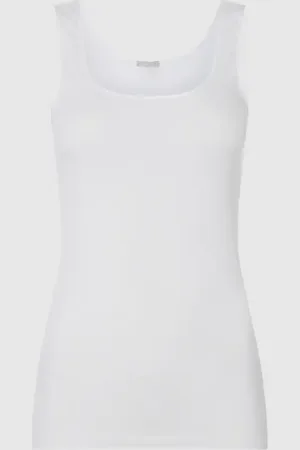 Hanro Podkoszulka z bawełny — bezszwowy model ‘Cotton Seamless’
