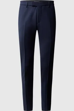 Drykorn Spodnie do garnituru o kroju slim fit z dodatkiem streczu model ‘Piet’ — ‘Drynamic’