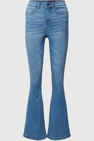 Noisy May Jeansy rozkloszowane o kroju skinny fit z 5 kieszeniami model ‘SALLIE’