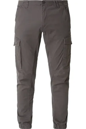 JACK & JONES Spodnie cargo z elastycznym zakończeniem nogawek
