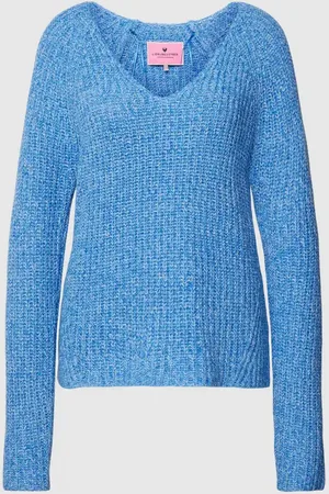 Lieblingsstück Sweter z dzianiny melanżowy model ‘Sangi’