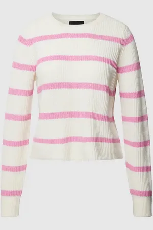 Pieces® Sweter z dzianiny w paski