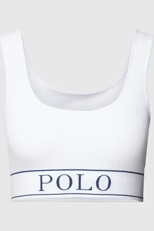 Ralph Lauren Biustonosz sportowy z elastycznym paskiem z logo