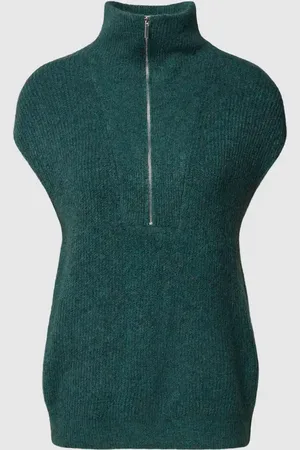 Opus Sweter z dzianiny z kołnierzem model ‘Peisini’