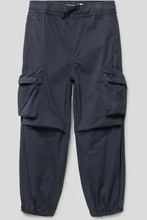NAME IT Spodnie cargo z elastycznym pasem model ‘BEN’