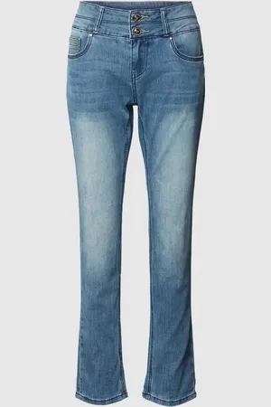 Blue Monkey Jeansy o kroju slim fit z 5 kieszeniami model ‘TAMARA’