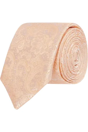 Carlo Monti Krawat z czystego jedwabiu (6 cm)
