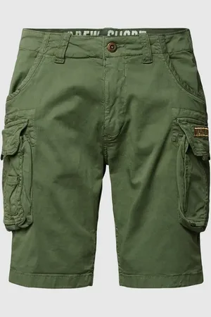 Alpha Industries Bermudy z kieszeniami cargo model ‘CREW’