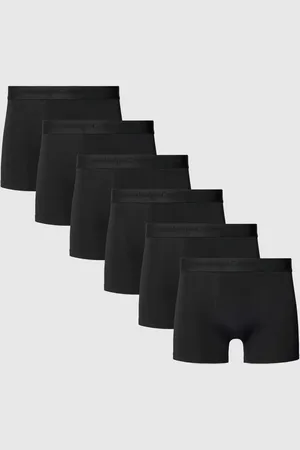 Knowledge Cotton Apparal Bokserki z elastycznym paskiem z logo w zestawie 6 szt.