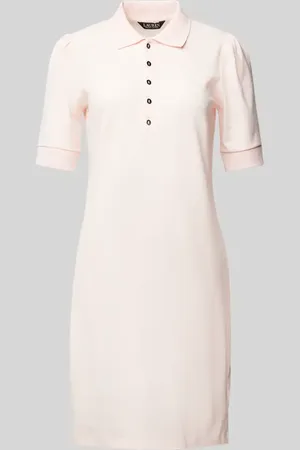 Ralph Lauren Sukienka polo o długości do kolan w jednolitym kolorze