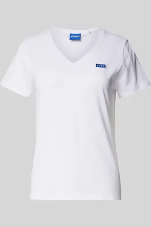 Hugo Blue NOWOŚĆ w P&C*: T-shirt z wyhaftowanym logo model ‘Classic’