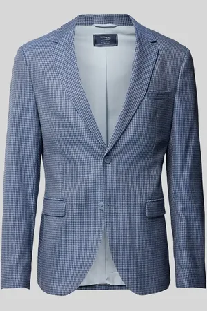 McNeal Marynarka na 2 guziki o kroju slim fit ze wzorem w pepitkę
