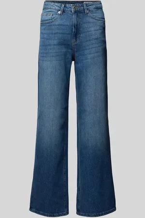 VERO MODA Jeansy o rozkloszowanym kroju w jednolitym kolorze model ‘TESSA’