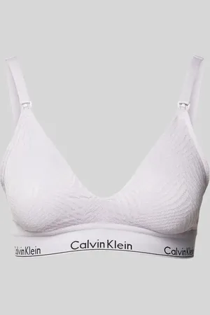 Calvin Klein Biustonosz trójkątny z obszyciem koronką model ‘MODERN LACE’
