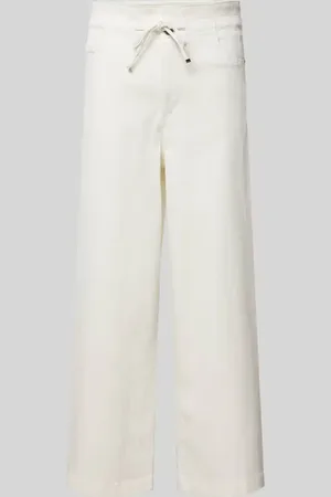 HUGO BOSS Jeansy o luźnym kroju z tunelem