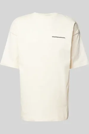 Multiply Apparel T-shirt o kroju oversized z okrągłym dekoltem